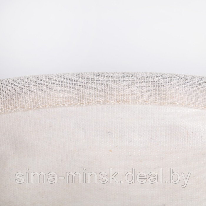 Корзина бельевая текстильная Доляна «Панда», 30×30×30 см, цвет белый - фото 3 - id-p222778841