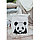 Корзина бельевая текстильная Доляна «Панда», 30×30×30 см, цвет белый, фото 4
