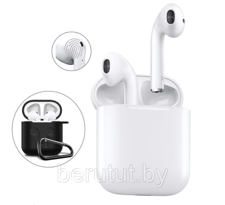 Беспроводные наушники AirPods2 с чехлом в комплекте T20 SAIYA реплика для iPhone Android - фото 2 - id-p222779019