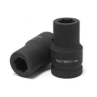 Головка торцевая ударная короткая 1" Partner 21 мм PA-48521