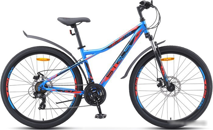 Велосипед Stels Navigator 710 MD 27.5 V020 р.16 2021 (синий/черный) - фото 1 - id-p222784795