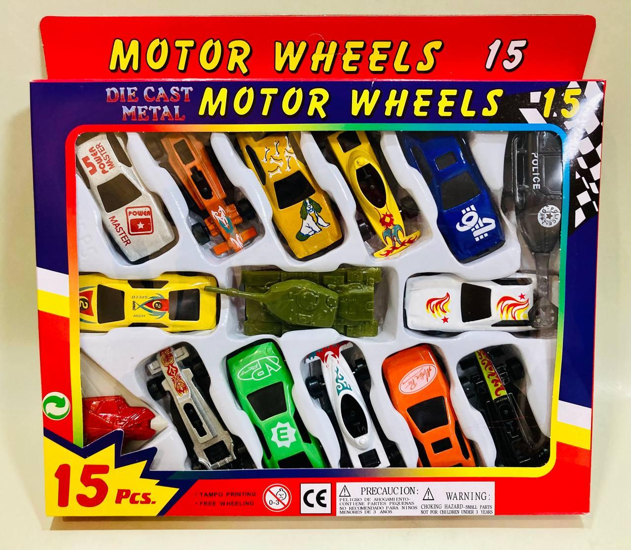 Набор машинок Motor Wheels, 15 машинок, арт.92753-15PS