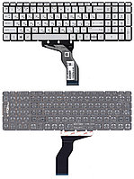 Клавиатура для ноутбука HP 250 G6 255 G6, серебро, RU