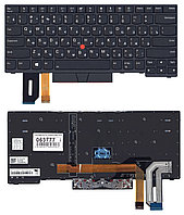 Клавиатура для ноутбука Lenovo ThinkPad Edge E480, чёрная, с рамкой, RU