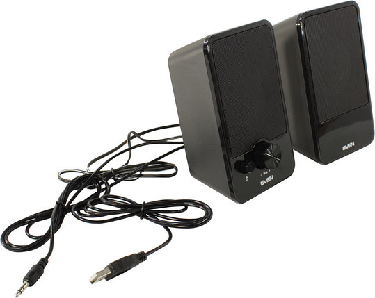 Колонки SVEN 312 Black SV-012540 (2x2W питание от USB), фото 2