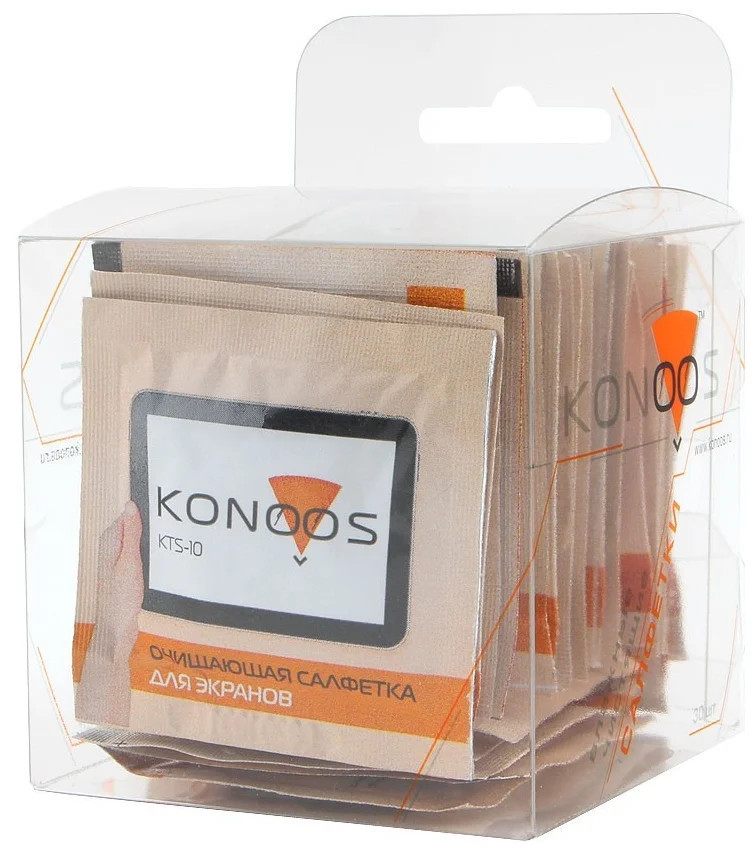 Салфетки для чистки экранов Konoos KTS-30