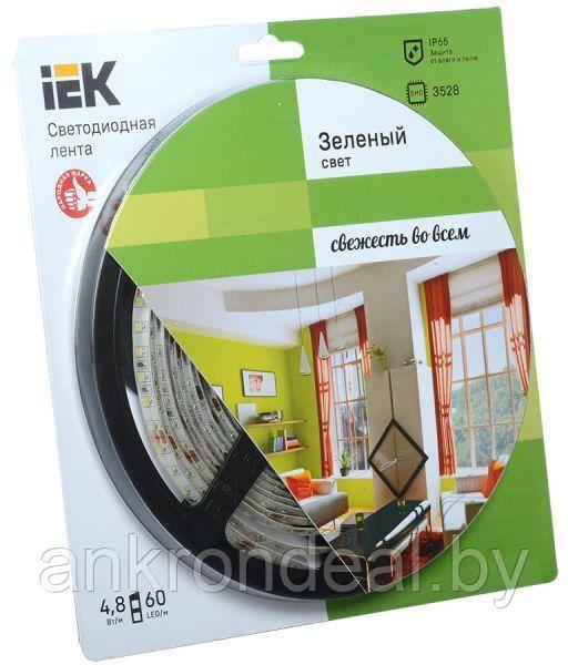 Лента светодиодная 5м блистер LSR-3528G60-4.8-IP65-12V IEK-eco - фото 1 - id-p222714757