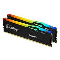 Модуль памяти Kingston FURY Beast RGB KF548C38BBAK2-16 DDR5 DIMM 16Gb KIT 2*8 Gb PC5-38400 CL38