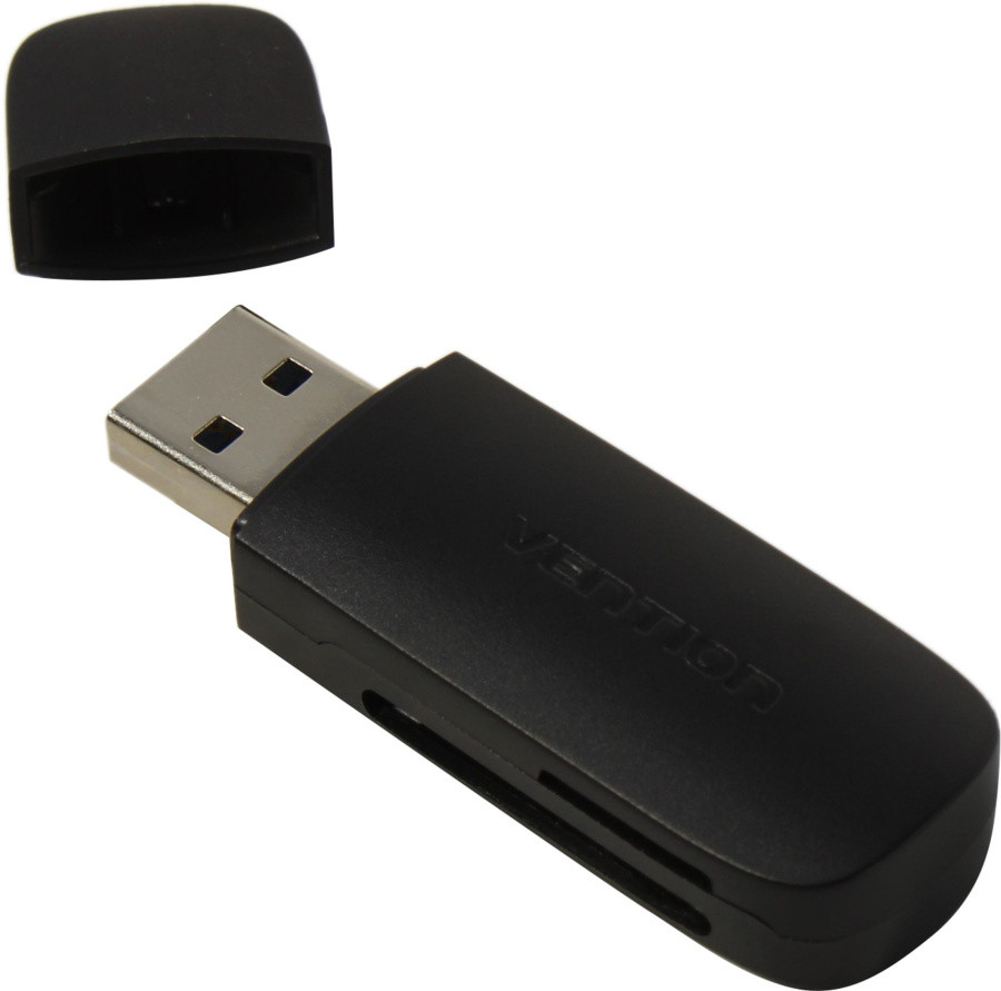 Картридер Vention CLGB0 USB3.0 microSD/SD Card Reader/Writer - фото 1 - id-p218189566