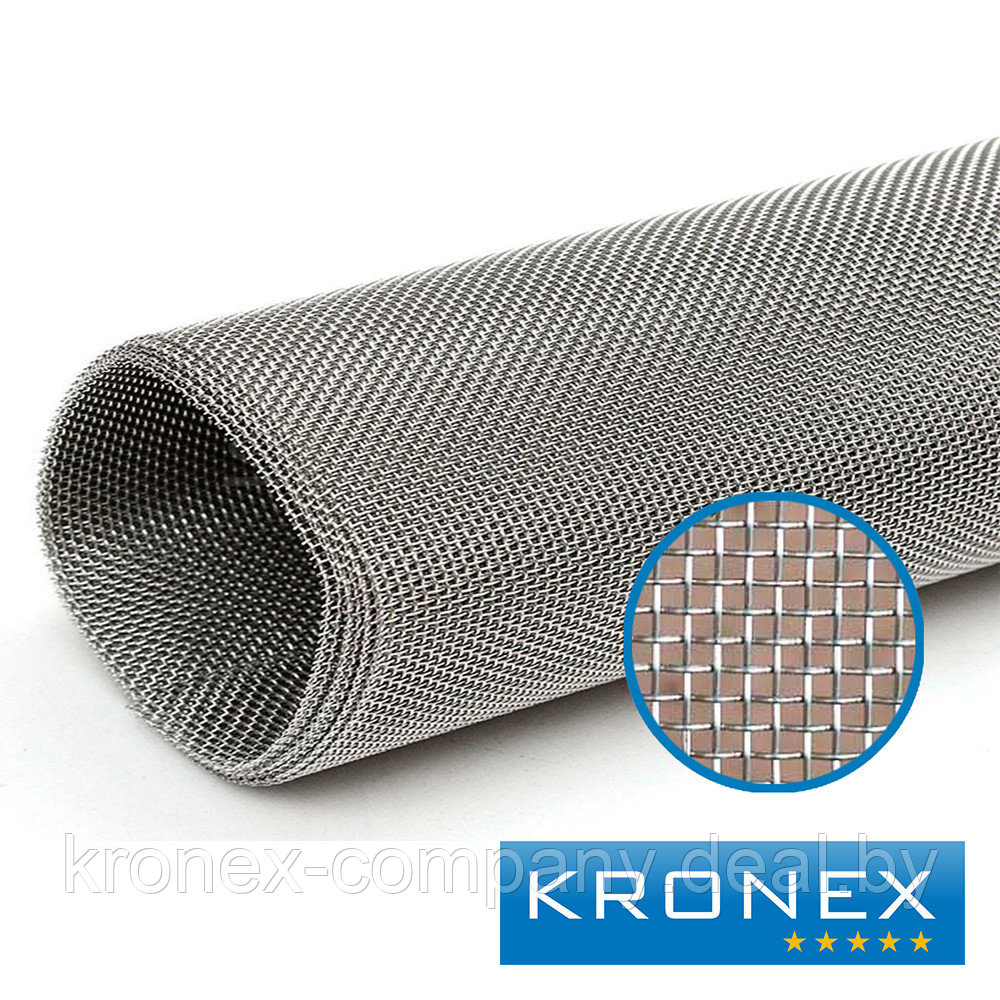 Сетка тканая KRONEX 2.5*2.5*0.4 мм. (рулон 1*25 м.) - фото 1 - id-p128930131