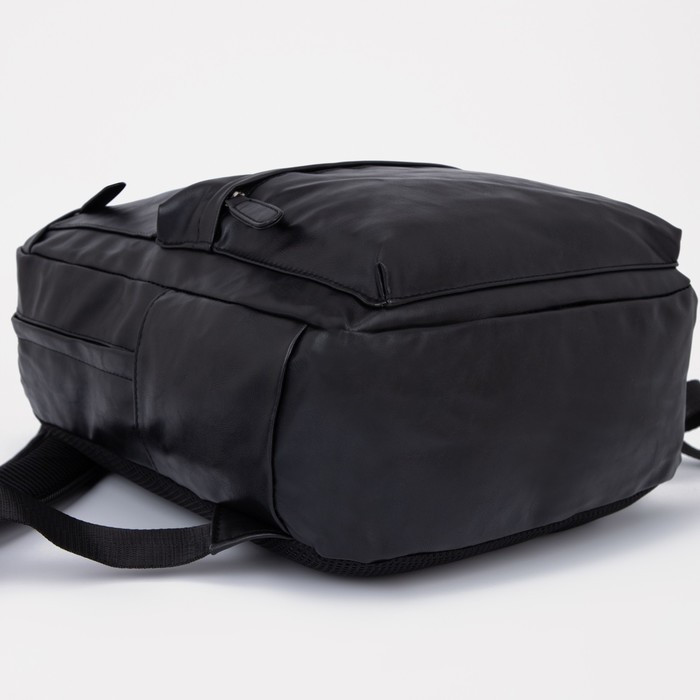 Рюкзак мужской на молнии, цвет чёрный - фото 3 - id-p222787900