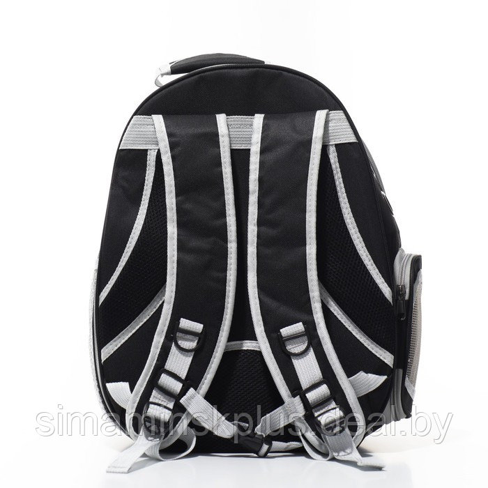 Прозрачный раскладывающийся рюкзак для животных, 33*28*42 см, черный - фото 4 - id-p222787506