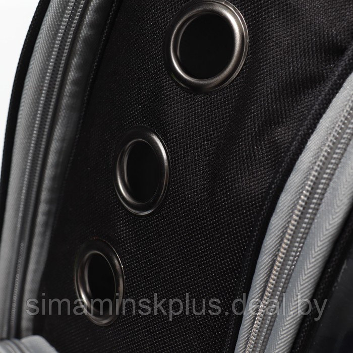 Прозрачный раскладывающийся рюкзак для животных, 33*28*42 см, черный - фото 9 - id-p222787506