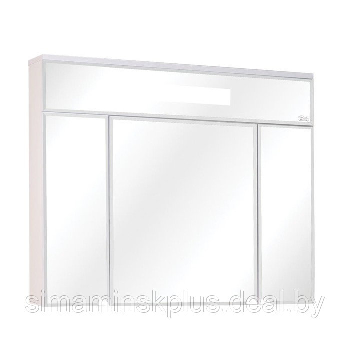 Шкаф-зеркало "СИГМА" 90.01 15,4 х 90 х 73,6 см - фото 1 - id-p222787544