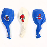 Воздушные шары цветные "С Днем Рождения!",12 дюйм (набор 25 шт), Человек-паук, фото 3