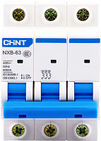 Выключатель автоматический Chint NXB-63 3P 6A 6кА C