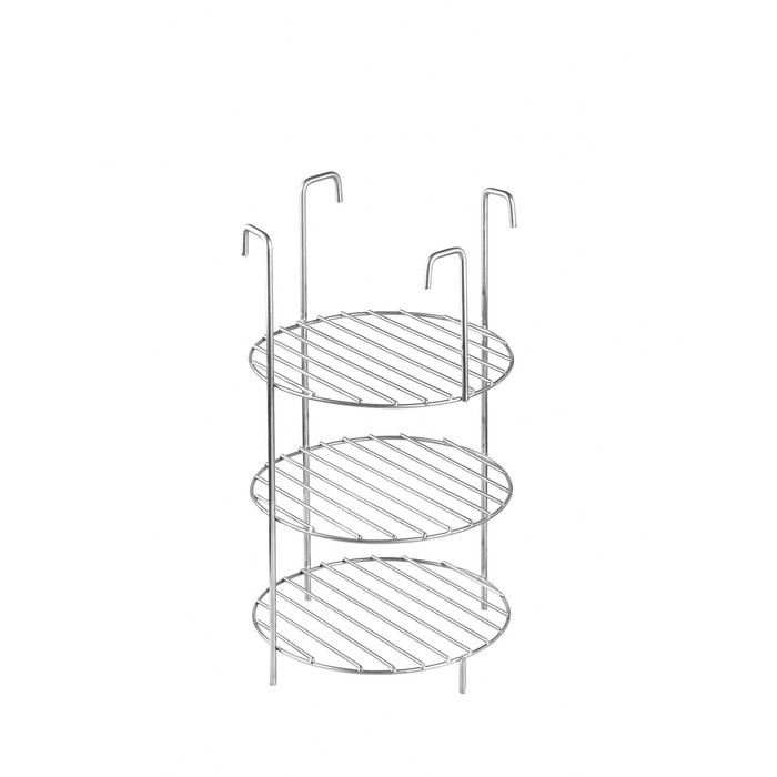 Решетка 3-х ярусная на крестовину тандыра, d-20 см, h-30 см, расстояние между ярусами 10 см - фото 5 - id-p222795622