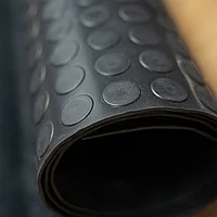 Резиновое противоскользящее покрытие «Монетка» 1,2*10м, толщина 3мм