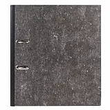 Папка-регистратор BRAUBERG, фактура стандарт, с мраморным покрытием,75мм, черный корешок, фото 6