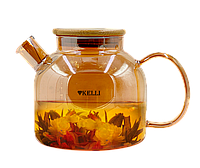 Заварочный стеклянный чайник - KELLI KL-3293 1,2л