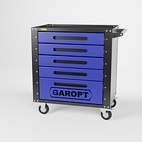 Тележка инструментальная Garopt 5 ящиков CИНЯЯ, Серия "Low-cost", артикул GT5.blue