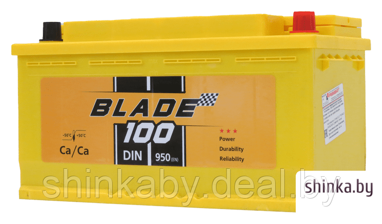 Автомобильный аккумулятор Blade 100 R+ (100 А·ч) - фото 1 - id-p222810622
