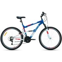 Велосипед Altair MTB FS 26 1.0 р.16 2021 (синий/красный)