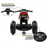Детский электромотоцикл RiverToys G004GG (белый), фото 4
