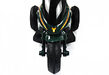Детский электромотоцикл RiverToys G004GG (зеленый), фото 5