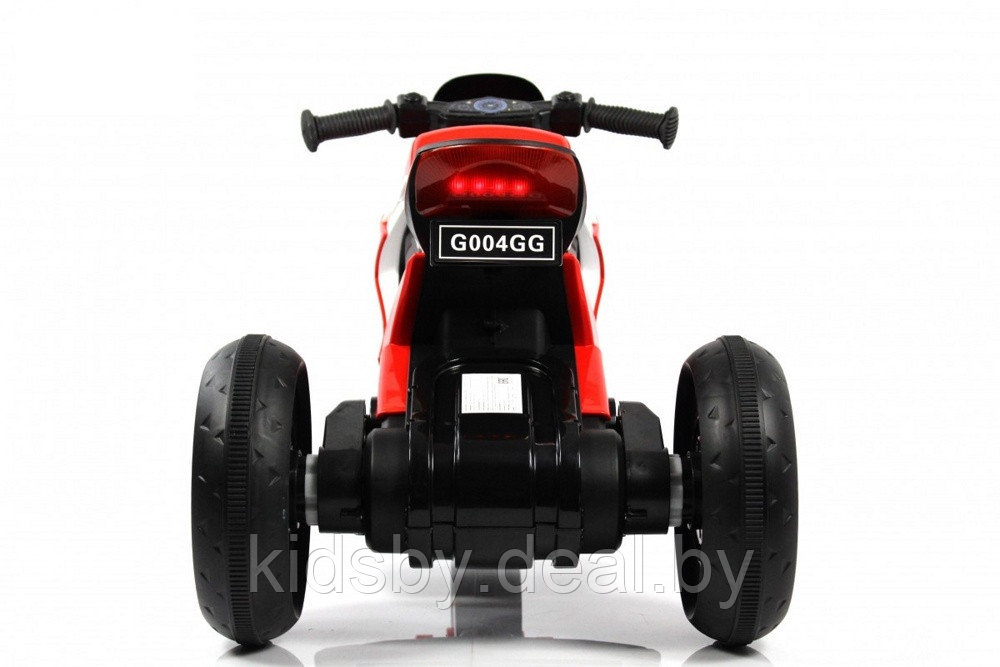 Детский электромотоцикл RiverToys G004GG (красный) - фото 4 - id-p222810344