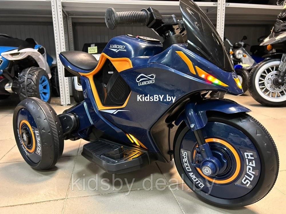 Детский электромотоцикл RiverToys G004GG (синий) - фото 1 - id-p222810346