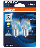 Автомобильные лампы PY21W OSRAM DIADEM 12V (блистер 2шт) 7507LDA-02B