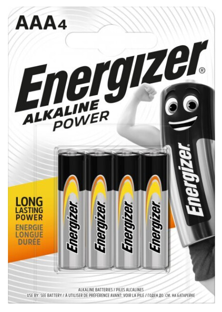 Эл.питания Energizer AlkalinePower LR03/AAA 4BP - фото 1 - id-p222811362