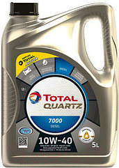 Моторное масло Total Quartz 7000 Diesel 10W40 201524 (5л)