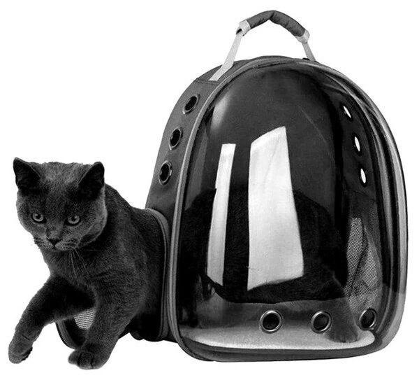 Рюкзак -переноска для домашних кошек с илюминатором  CosmoPet