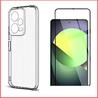 Чехол-накладка + защитное стекло для Xiaomi Poco X5 5G / Note 12 5g