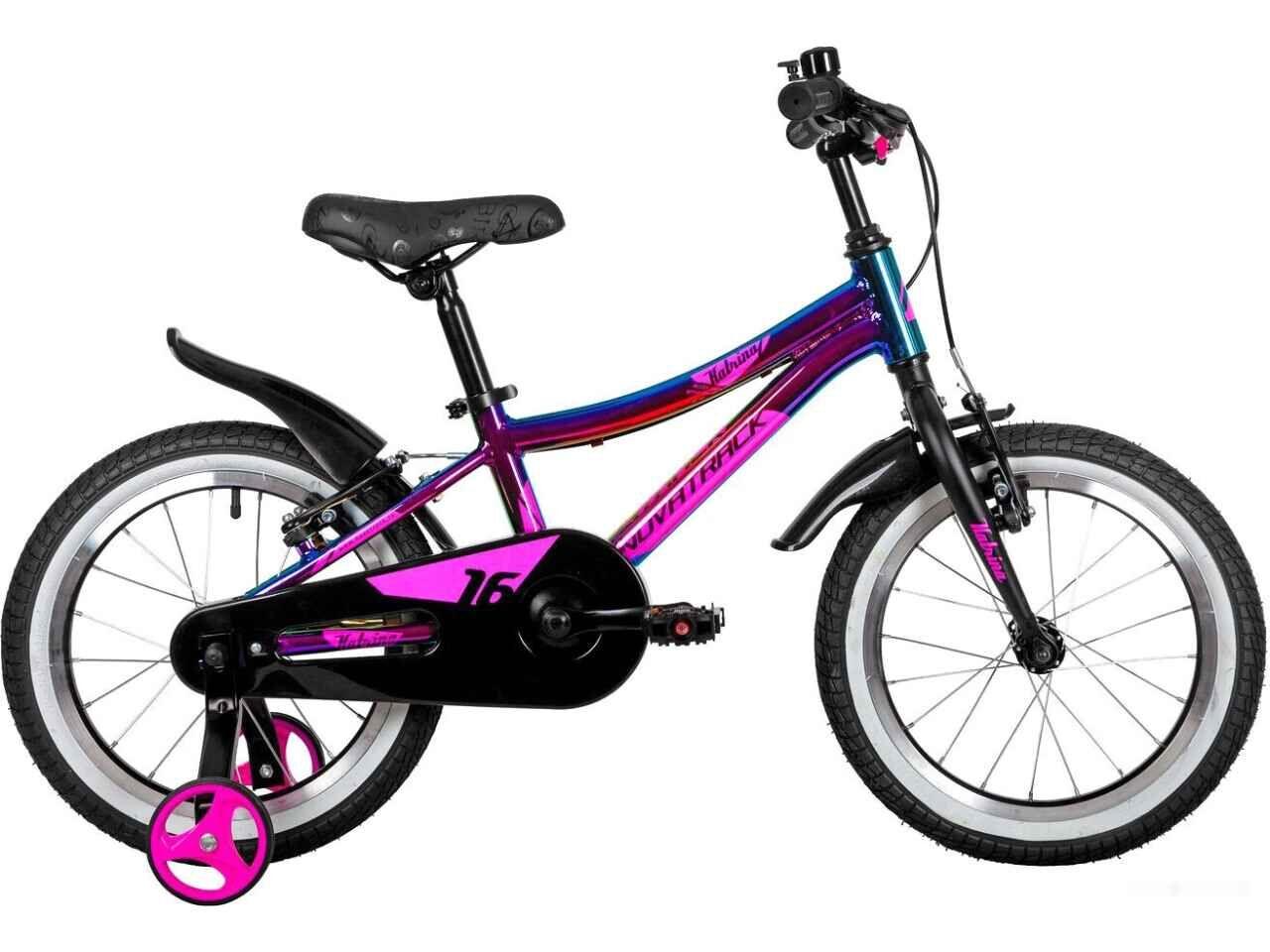 Детский велосипед Novatrack Katrina V 16 2022 167AKATRINA1V.GVL22 (фиолетовый)