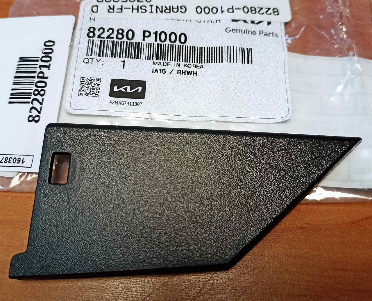 Новая оригинальная накладка правой двери Kia Sportage (2021>) 82280P1000.