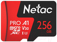 Карта памяти Netac MicroSD P500 Extreme Pro 256GB (NT02P500PRO-256G-S)