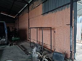  Склад из оцинкованного металла процесс утепления  3