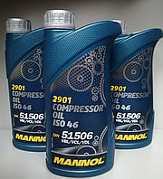 VDL 46 Компрессорное масло Mannol Compressor ISO 46, 2901, 1л