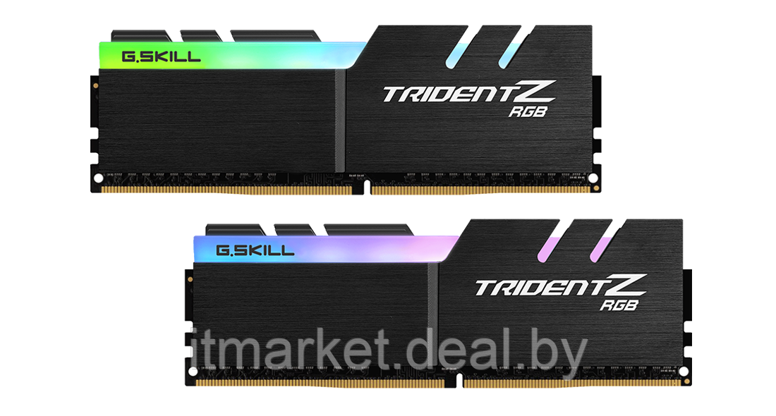 Модуль памяти 64Gb (2*32Gb) G.Skill Trident Z RGB F4-3200C16D-64GTZR 3200MHz PC-25600 16-18-18-38 1.35V - фото 2 - id-p222815015