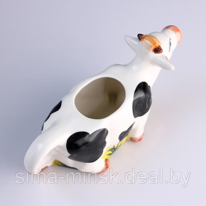 Чайник-молочник фарфоровый "Корова", пегая, объём 0,2 л - фото 4 - id-p222816965