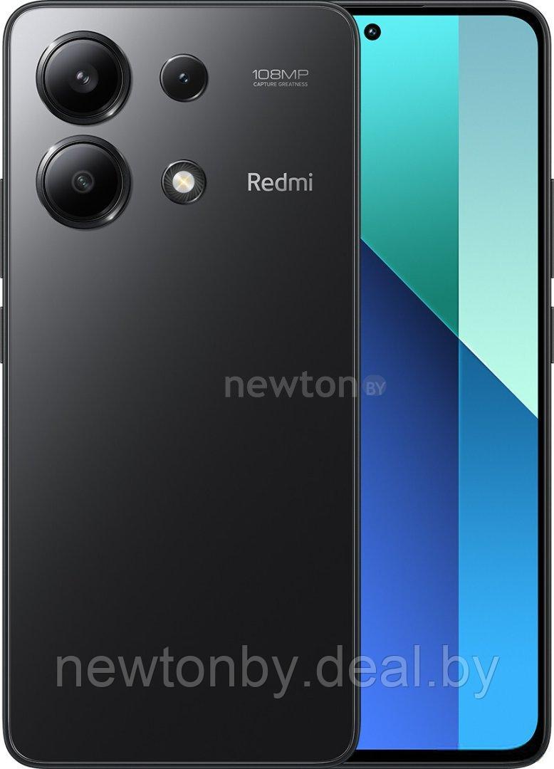 Смартфон Xiaomi Redmi Note 13 8GB/256GB с NFC международная версия (полуночный черный) - фото 1 - id-p222817115