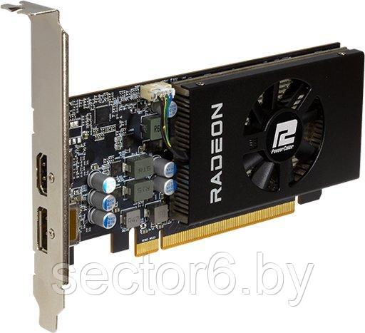 Видеокарта PowerColor Radeon RX 6400 Low Profile 4GB GDDR6 AXRX 6400 LP 4GBD6-DH - фото 1 - id-p222817671
