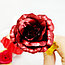Подарочный набор из Мишки, мыльных роз и фольгированной розы / Подарок 8в1 в коробке Розовый, фото 9