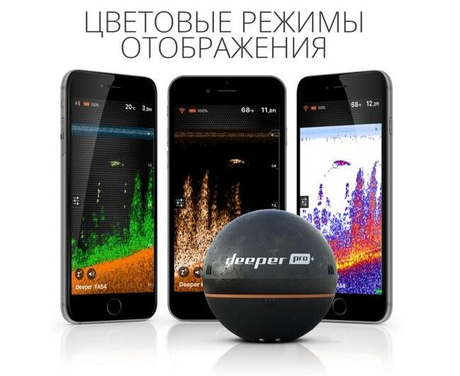 Эхолот Deeper Smart Sonar Pro+ - фото 6 - id-p222820991