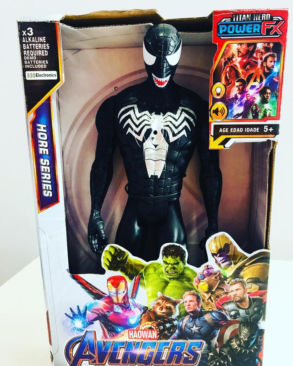 Коллекционная фигурка Мстители : Venom Веном свет , звук 29 см