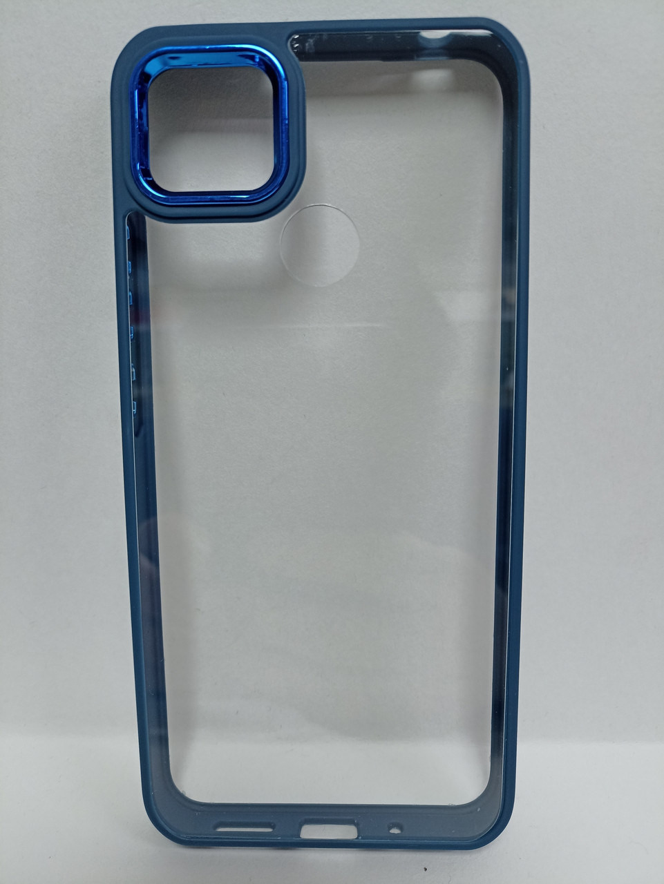 Чехол Xiaomi Redmi 9C силиконовый прозрачный с цветным ободком - фото 1 - id-p222821307