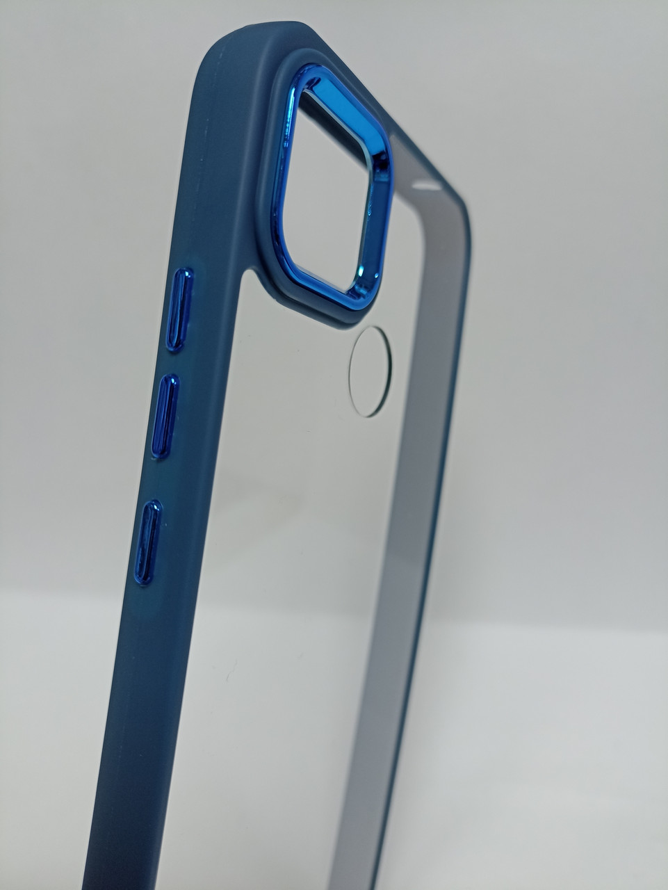 Чехол Xiaomi Redmi 9C силиконовый прозрачный с цветным ободком - фото 2 - id-p222821307